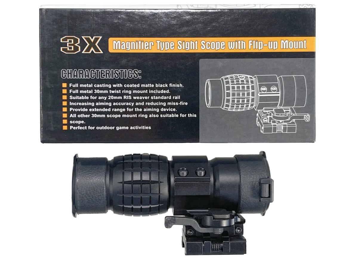 [NB] EoTech Gen.1タイプ 3倍マグニファイア FTSマウント付属 ブースター ショート 3倍〜 ビルドインマウント (中古)