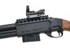 [S&T] M870 ミディアム リアルウッド エアーショットガン 【レミントン刻印】 サイト_マウントカスタム (中古)