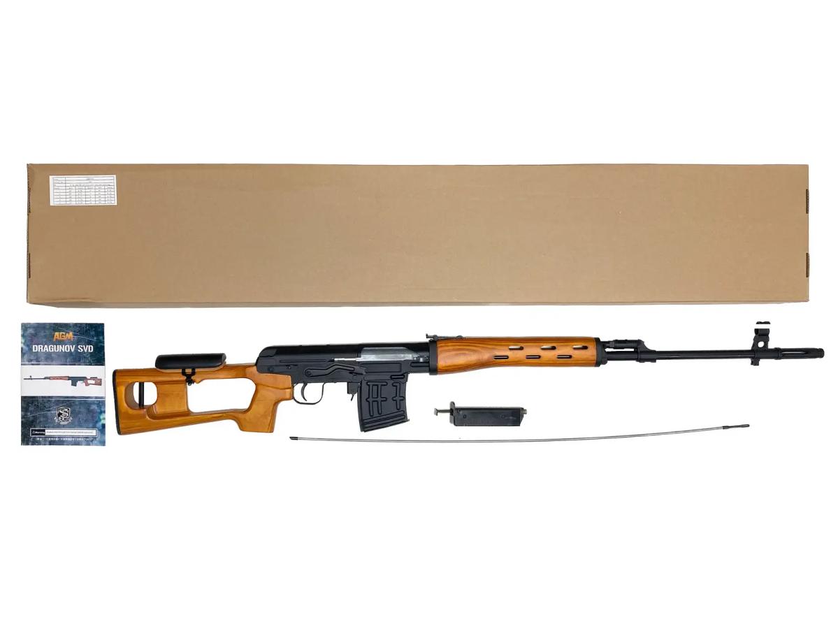 [AGM] SVD ドラグノフ狙撃銃 エアコッキング リアルウッド (中古)