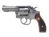 [マルシン] S&W M64 Xカートリッジ ガスリボルバー 3インチ FBIサービス 木製グリップ仕様 シルバーABS (新品)