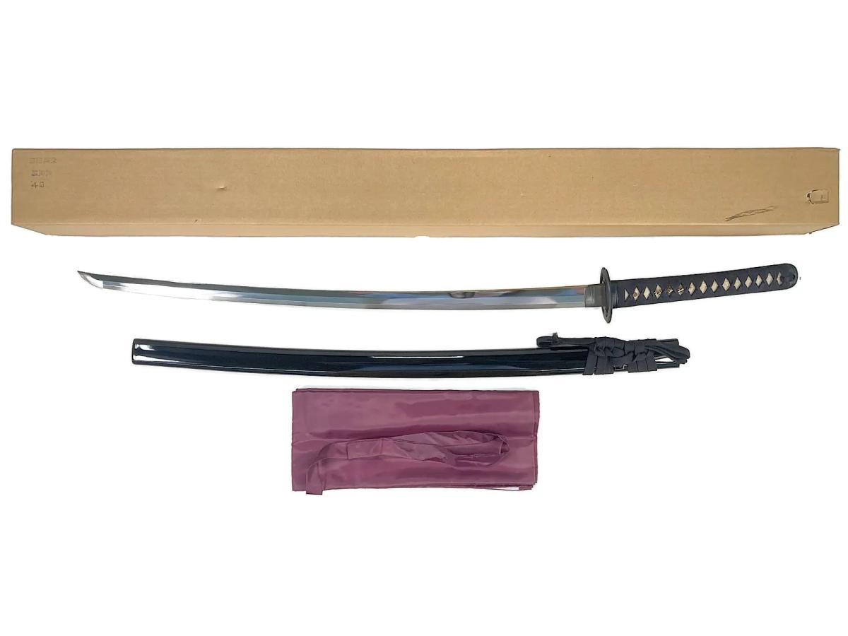 [メーカー不明] 模造刀 居合練習刀 アルミ刀身 宮本武蔵 (中古)