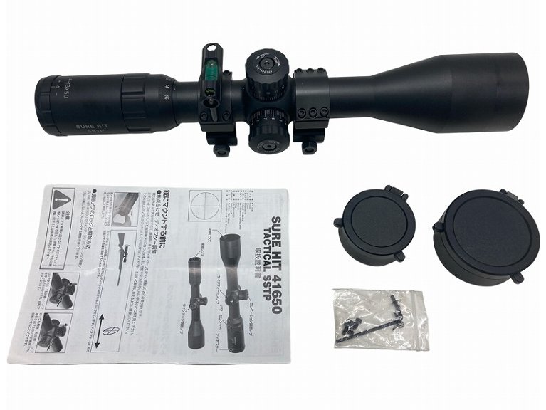 [NOVEL ARMS] SUREHIT 41650 TACTICAL SSTP ナイツタイプマウントリング/水平器付 4-16倍 ピカティニー Φ30mm (中古)
