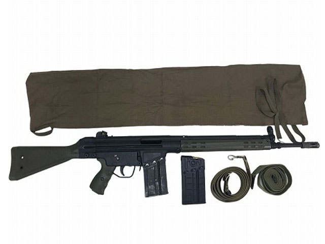 [無可動実銃] HK G3A3 ドイツ/EN刻印 大型ガンケース付 (中古)