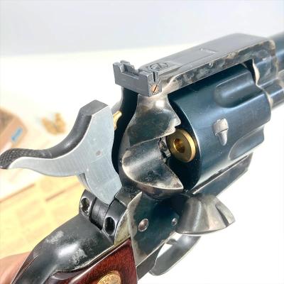 [ハドソン] NEWフロンティアSAA 7.5インチ キャバルリー No26800 HW ブルーイング＆ケースハードン＆木グリカスタム (中古)サブ画像へ4