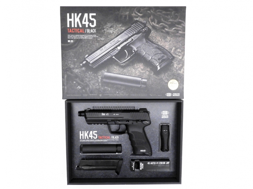 エアガン H&K45 TACTICAL/BLACK-