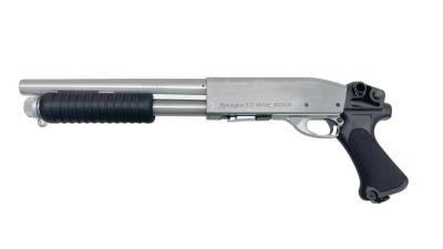 [S&T] M870 ショート エアーショットガン Silver/Black (中古)サブ画像へ1