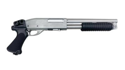 [S&T] M870 ショート エアーショットガン Silver/Black (中古)サブ画像へ2