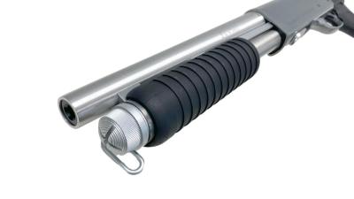 [S&T] M870 ショート エアーショットガン Silver/Black (中古)サブ画像へ6