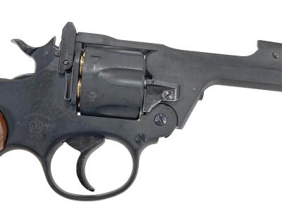 [マルシン] エンフィールド No.2 Mk1 ポリス エクセレントHW 発火モデルガン 完成品 プラグリップ仕様 (中古)サブ画像へ3