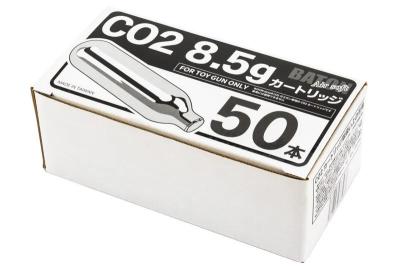 [BATON airsoft] Co2 8.5g カートリッジ 50本セット (新品予約受付中!)サブ画像へ1