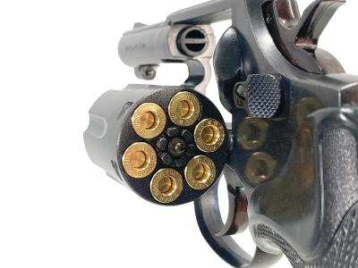 [コクサイ] S&W M13 3インチ FBIスペシャル USスーパーブルーフィニッシュ No.268 磁性樹脂 グリップカスタム (中古)サブ画像へ7