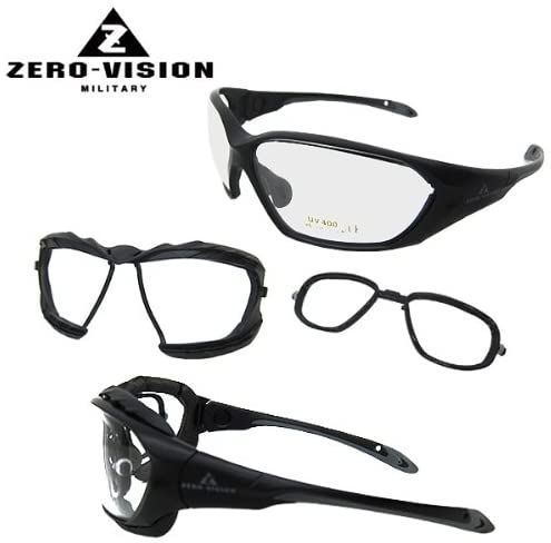 [ZERO-VISION] ZV-500 2WAYタクティカルゴーグル 5レンズサングラス 眼鏡対応プレスクリプション付 (新品)