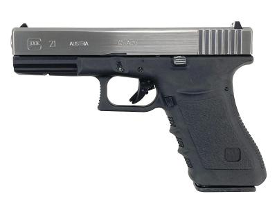 [マルシン] グロック21 シルバースライドモデル 8mmBB Dual maxi 排莢式 (中古)サブ画像へ1