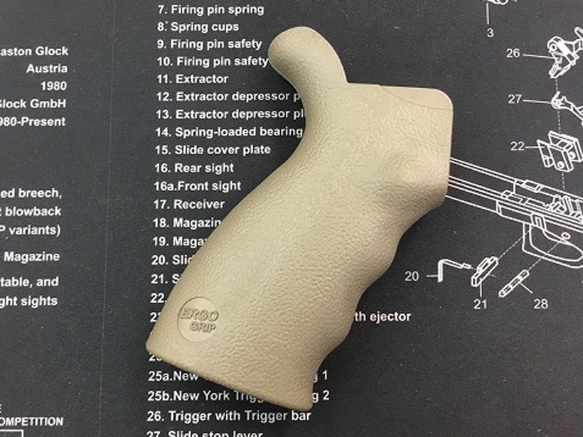 [FALCON] ERGO ERGO2タイプ AR用ライフルグリップ DEカラー ガスブローバック用 (中古)