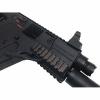 [KWA] クリスベクター KRISS VECTOR ブラック ガスブローバックSMG LEDライト_16インチ バレルシュラウド カスタム (中古)