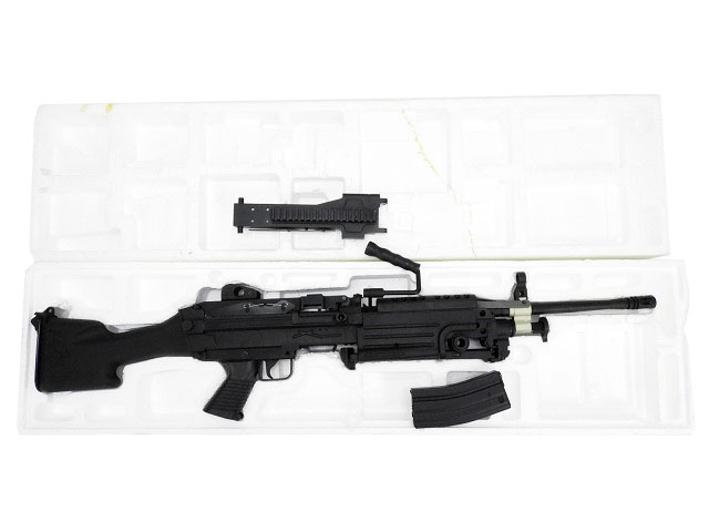 [A&K] M249 MINIMI MKII 多弾マグ/純正レイルカバー付 (中古)