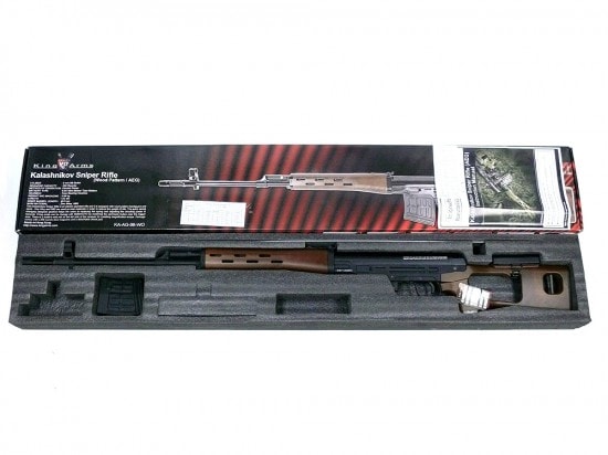 [KingArms] ドラグノフ SVD ウッドパターン KA-AG-98-WO 電動ガン (中古)