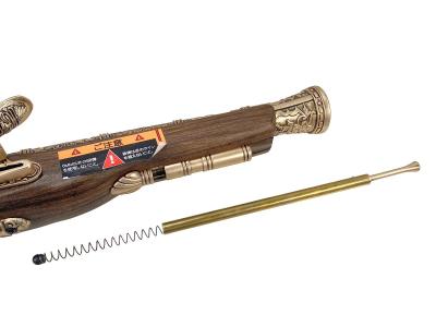 [HFC] フリントロックピストル Gold フェイクウッド HG-502GN (中古)サブ画像へ8