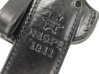 [Tex Shoemaker & Son] 牛革製 ホルスター 1911用 N14PL ブラック (中古)サブ画像へ4