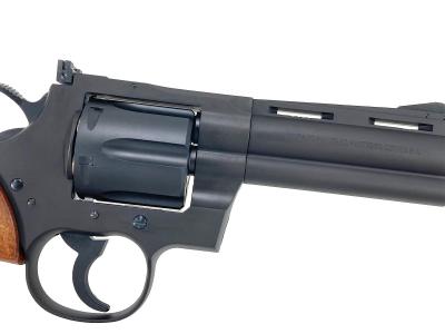 [タナカ] コルト パイソン 357マグナム 4インチ Rモデル HW ガスリボルバー 26/07以降ロット (新品)サブ画像へ4