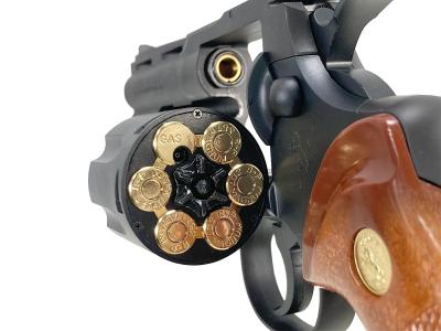 [タナカ] コルト パイソン 357マグナム 4インチ Rモデル HW ガスリボルバー 26/07以降ロット (新品)サブ画像へ7