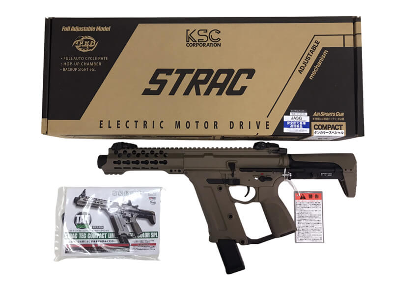 KSC] STRAC/ストラック TEG コンパクト M4 電動ガン タンカラー
