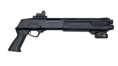 [BO Manufacture] Fabarm STF/12 SHORT ガスショットガン BK ダットサイト＆フラッシュライト付 ガス漏れあり (訳あり)サブ画像へ2