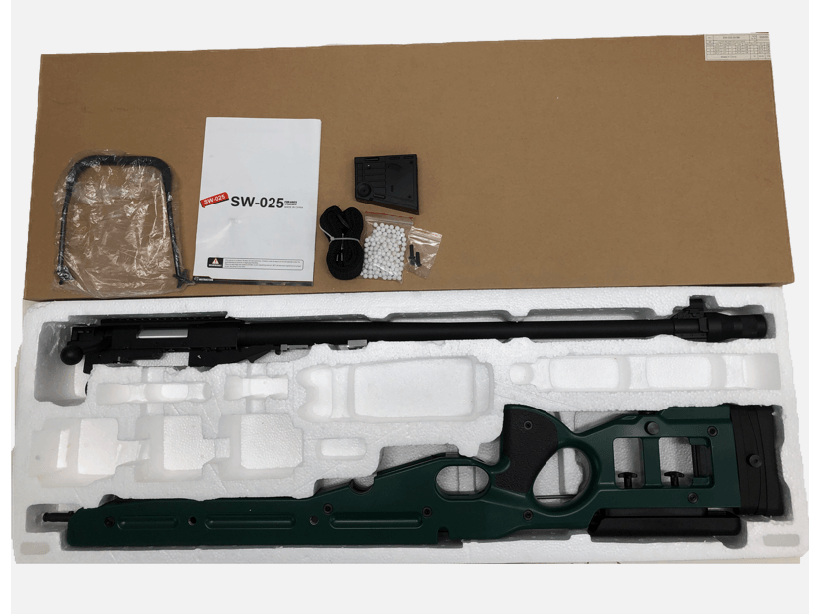 [SNOW WOLF] SW-SV98 エアコッキングライフル ODカラー (中古)