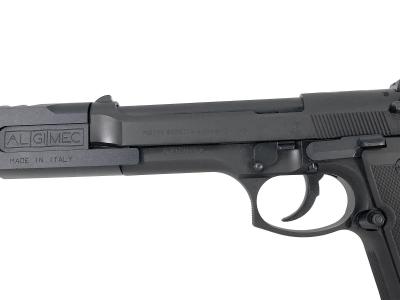 [タナカ] ベレッタ 92FS Professional Comp Evo2 HW オールブラック モデルガン サプレッサー付 (新品)サブ画像へ3