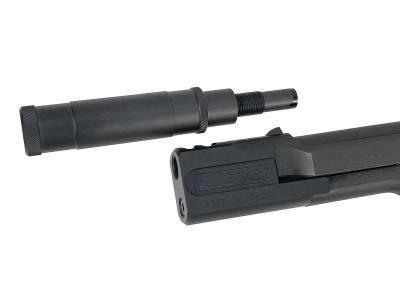 [タナカ] ベレッタ 92FS Professional Comp Evo2 HW オールブラック モデルガン サプレッサー付 (新品)サブ画像へ7