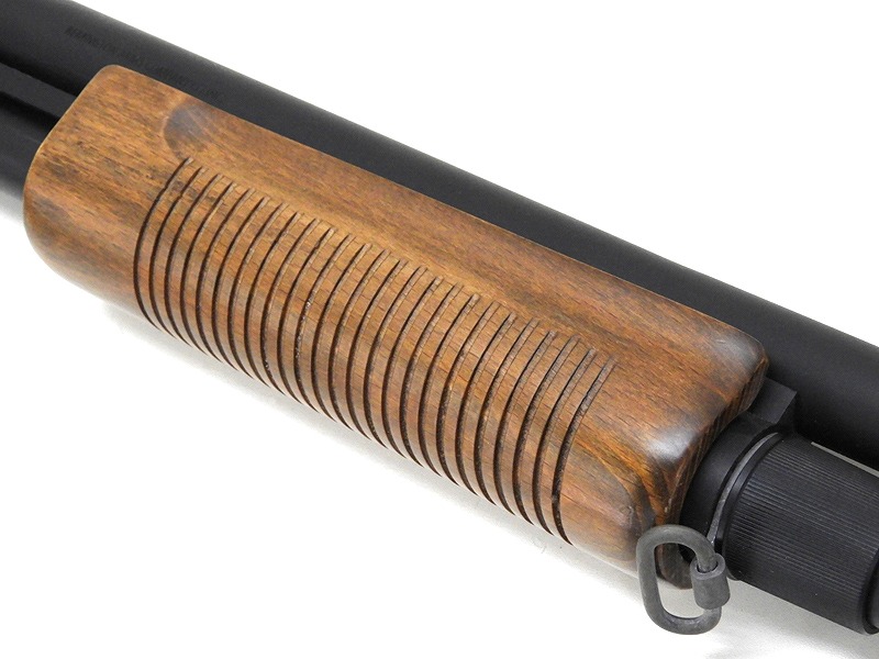 S&T] M870 ロング リアルウッド エアーショットガン 【レミントン刻印