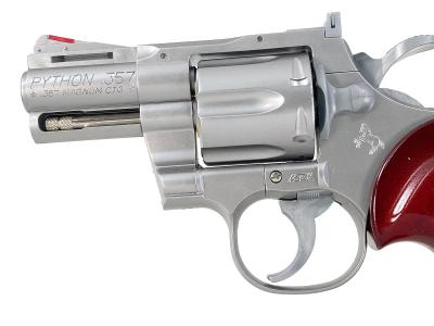 [クラウン] コルト パイソン .357マグナム 2.5インチ シルバー エアガン 10歳以上 (中古)サブ画像へ3