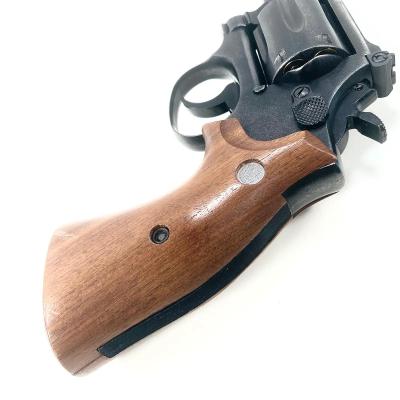 [コクサイ] S&W M19 .357 コンバット・マグナム 6インチ メガHW NO.377 サイドプレート刻印入り 木製スムースグリップカスタム 発火モデルガン (中古)サブ画像へ5