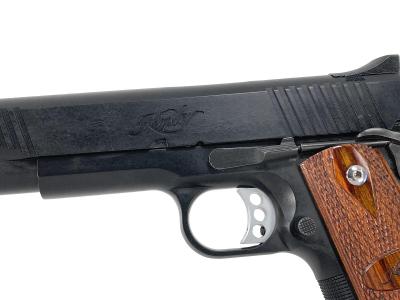 [MGC] キンバー KIMBER SWAT CUSTOM スーパーブラックHW  発火モデルガン 木製グリップ (中古)サブ画像へ3