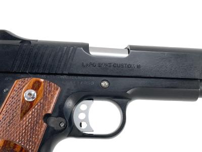 [MGC] キンバー KIMBER SWAT CUSTOM スーパーブラックHW  発火モデルガン 木製グリップ (中古)サブ画像へ4