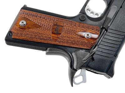 [MGC] キンバー KIMBER SWAT CUSTOM スーパーブラックHW  発火モデルガン 木製グリップ (中古)サブ画像へ5