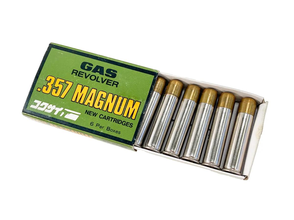 [コクサイ] .357マグナム ガスリボルバー カートリッジ 6発 初期型 (中古)