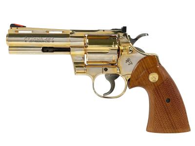 [コクサイ] ニューコルトパイソン 4インチ スチールモデル SMG金属モデルガン No.357 木製グリップカスタム (未発火)サブ画像へ1