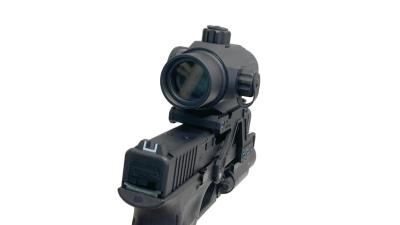 [BATON airsoft] グロック19 Gen5 MOS 正規ライセンス Co2 GBB ガスブローバック SD-33XXダットサイト＆フラッシュライトカスタム ガンケース付 (中古)サブ画像へ4