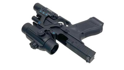 [BATON airsoft] グロック19 Gen5 MOS 正規ライセンス Co2 GBB ガスブローバック SD-33XXダットサイト＆フラッシュライトカスタム ガンケース付 (中古)サブ画像へ6