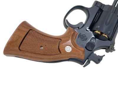 [HWS] S&W M15 コンバット・マスターピース 6インチ サービスサイズ 木製グリップ 標準装備 発火モデルガン グリップカスタム (中古)サブ画像へ5