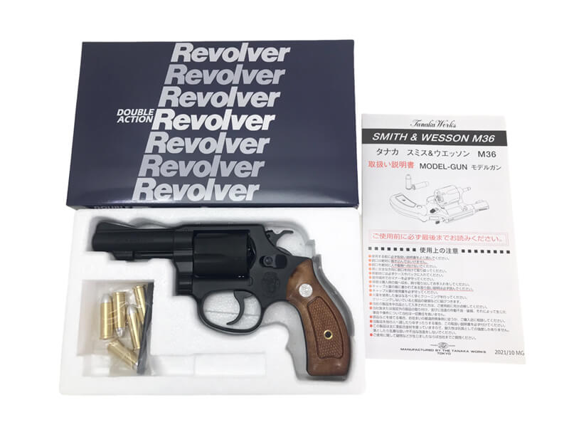 [タナカ] S&W M36 3インチ チーフスペシャル HW Ver.2 発火モデルガン (新品)