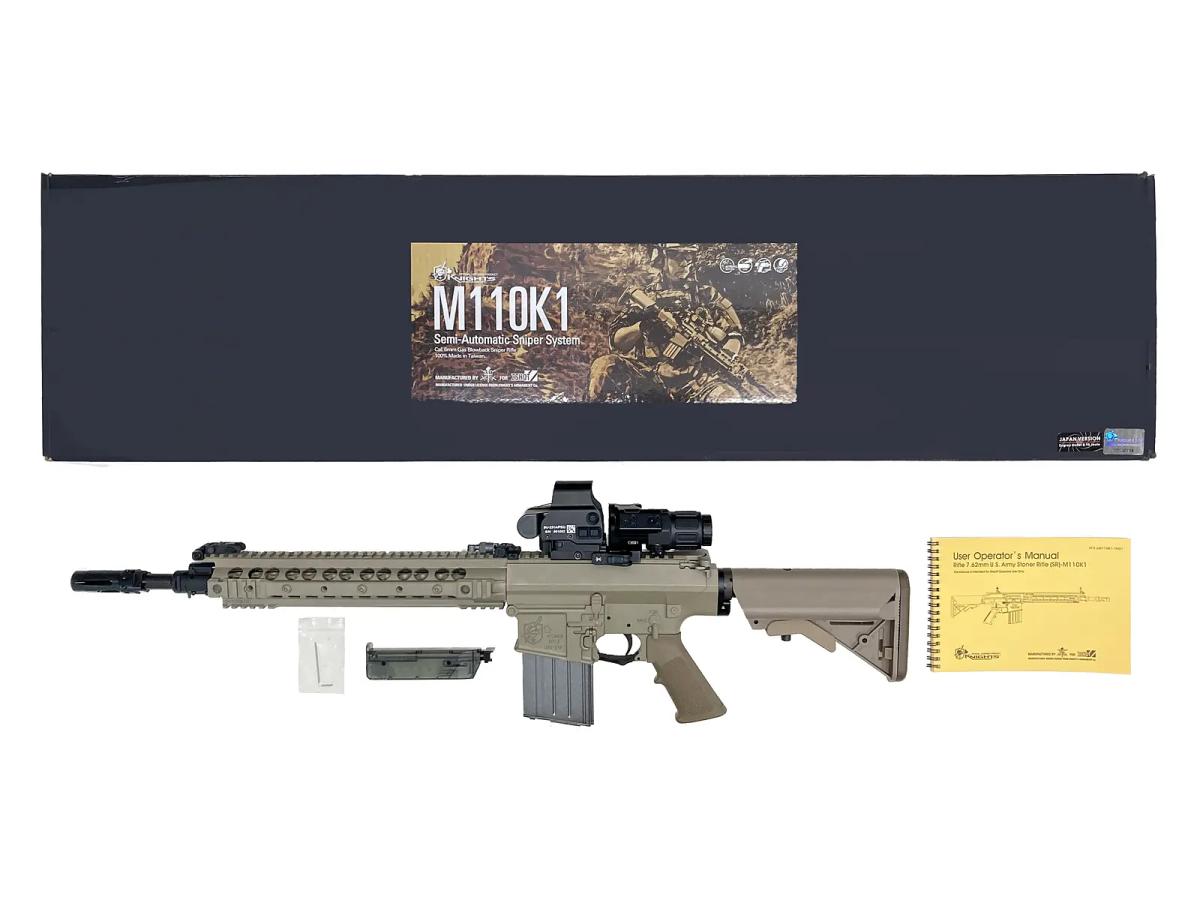 [VFC] M110K1 SASS GBBR ガスブローバック NPAS搭載 サイト&マウントカスタム (中古)