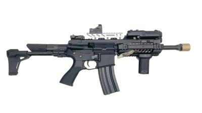 [東京マルイ] M4 パトリオット HC ハイサイクル電動ガン 外配線カスタム ダットサイト付 (中古)サブ画像へ2