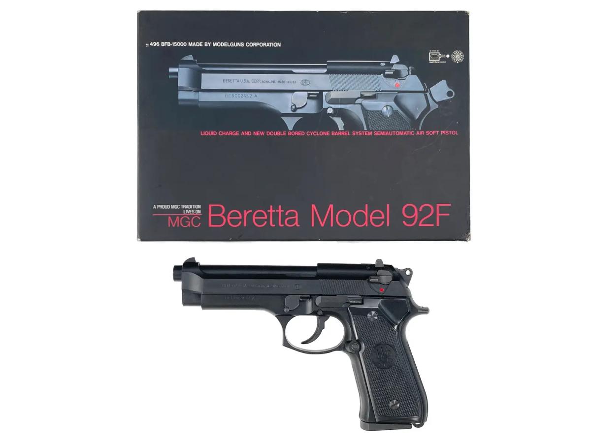 [MGC] ベレッタ M92F サイクロンバレル 固定ガスガン (中古)