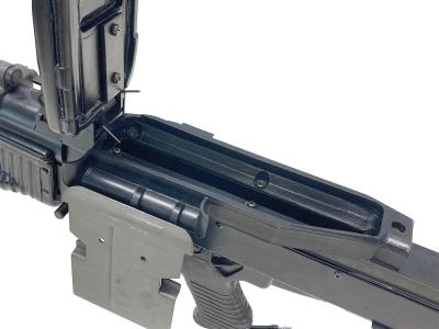 [アサヒファイヤーアームズ] M60 スーパーデラックス 軽機関銃 外部ソース式ガスガン レシーバーヒビ 動作不明 箱付き (ジャンク)サブ画像へ6