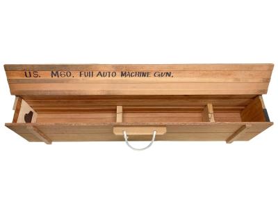 [アサヒファイヤーアームズ] M60 スーパーデラックス 軽機関銃 外部ソース式ガスガン レシーバーヒビ 動作不明 箱付き (ジャンク)サブ画像へ10