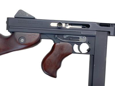 [CyberGun_WE] トンプソン M1A1 GBB ガスブローバック RA-TECH木製パーツセット組込カスタム (中古)サブ画像へ4
