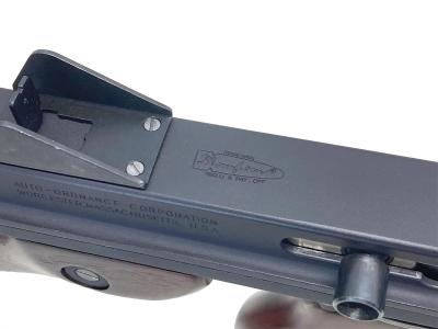 [CyberGun_WE] トンプソン M1A1 GBB ガスブローバック RA-TECH木製パーツセット組込カスタム (中古)サブ画像へ6