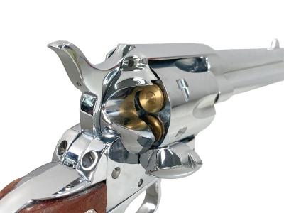 [HWS] コルト SAA.45 アーティラリー オールシルバー 組立キット モデルガン 組立済み 木製グリップ装備 (未発火)サブ画像へ6